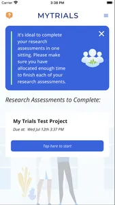 MyTrials (BA) screenshot 2