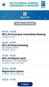 ACILAC Conference screenshot 1