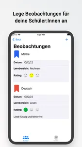 Schülerbeobachtungen screenshot 5