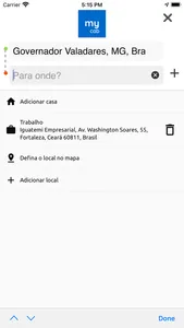 My Cab - Passageiro screenshot 1