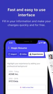 Magic Resume: AI builder screenshot 2