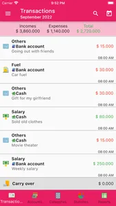 Money Manager Income & Expense screenshot 0