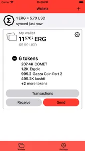 Terminus Wallet - Ergo screenshot 0