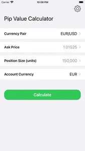 Pip Value Calculator - Forex screenshot 0