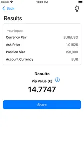 Pip Value Calculator - Forex screenshot 1