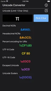 Unicode Converter Plus screenshot 0