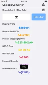 Unicode Converter Plus screenshot 6