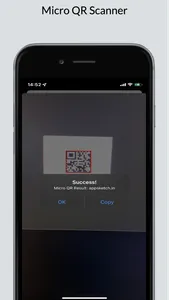 Micro QR Scanner screenshot 1