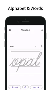 Cursive: Learn English Cursive screenshot 1