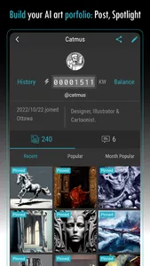KALOS - AI art Gallery&Market screenshot 1