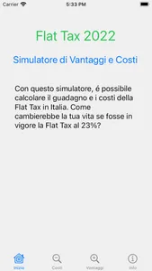 Flat Tax 2022 - Simulatore screenshot 0