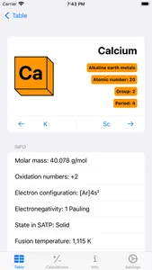 Periodic Table Deluxe screenshot 4