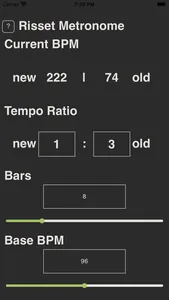 Risset Metronome screenshot 1