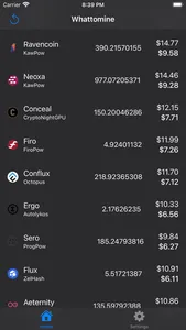 Hashrate: Mining calculator screenshot 1