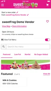 sweetFrog® screenshot 2