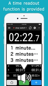 Stopwatch + reading out loud screenshot 1