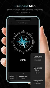 MapCompass : Compass with Maps screenshot 1