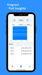 WaterMe Water Tracker Reminder screenshot 1