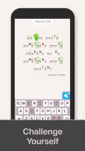 Cryptogram: Word Brain Puzzle screenshot 1