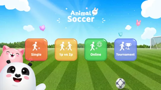 Animal Finger Soccer screenshot 1