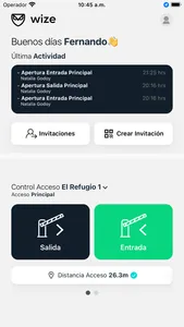 Wize - Control de Acceso screenshot 2
