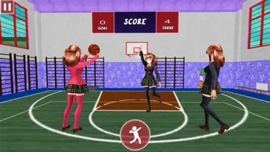 Anime School Girl Life 3d Game screenshot 0