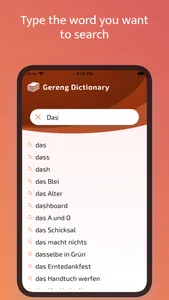 Gereng Dictionary screenshot 1