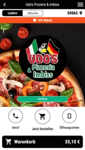 Udo's Pizzeria & Imbiss screenshot 0