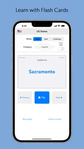 US States & Capitals Quiz Game screenshot 1