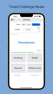 US States & Capitals Quiz Game screenshot 2