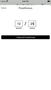 Team Shot Tracker screenshot 1