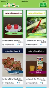 Letter of the Week Lite screenshot 0