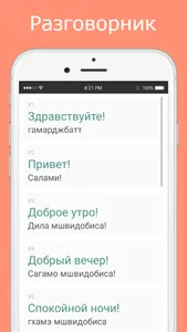 Русско-грузинский разговорник screenshot 1