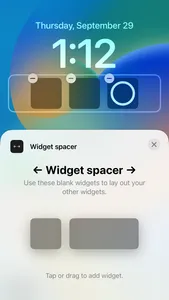 Widget spacer - empty, clear! screenshot 0