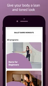 Ballet Barre Workouts screenshot 1