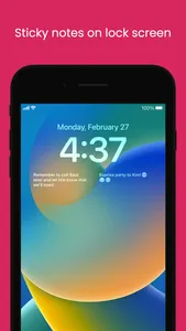 LockNotes: Note on Lock Screen screenshot 1