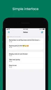 LockNotes: Note on Lock Screen screenshot 2