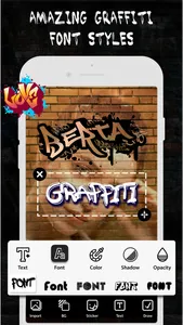 Graffiti Creator: Draw Text screenshot 1