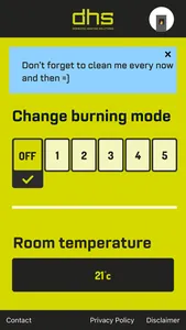 DHS Stove App screenshot 2