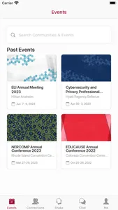 EDUCAUSE Events screenshot 1