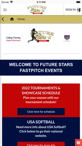 Future Stars Fastpitch screenshot 1