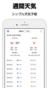 週間天気 screenshot 0