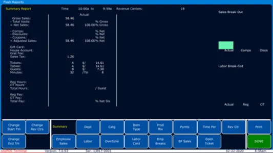 onePOS Terminal 22-4 screenshot 1