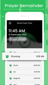 Qibla Compass - Prayer Times screenshot 1