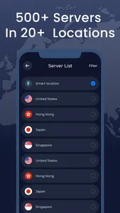 WarpVPN Proxy - VPN for iPhone screenshot 1