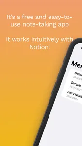 Memo Notion - Quick take notes screenshot 0