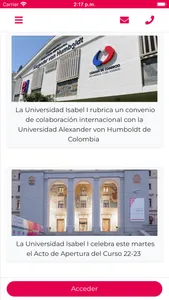 UI1 Universidad Isabel I screenshot 3