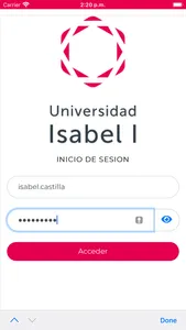 UI1 Universidad Isabel I screenshot 8