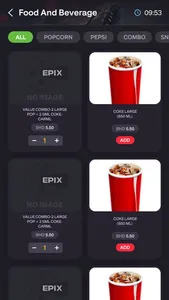 EPIX CINEMAS screenshot 2