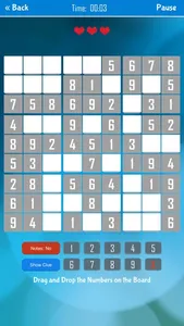 Drag and Drop Sudoku screenshot 2